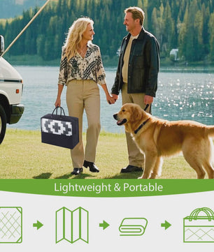Omkeerbaar Waterdicht Buitentapijt - Ideaal voor Terras, Camping & RV