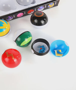 Set van 12 Pokémon Poké Ball Figuren - Pikachu & Vrienden Actiefiguren Collectie