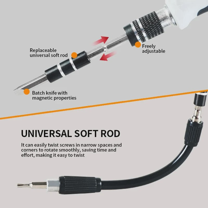 116-delige Precisie Schroevendraaierset met 98 Magnetische Bits voor Reparatie