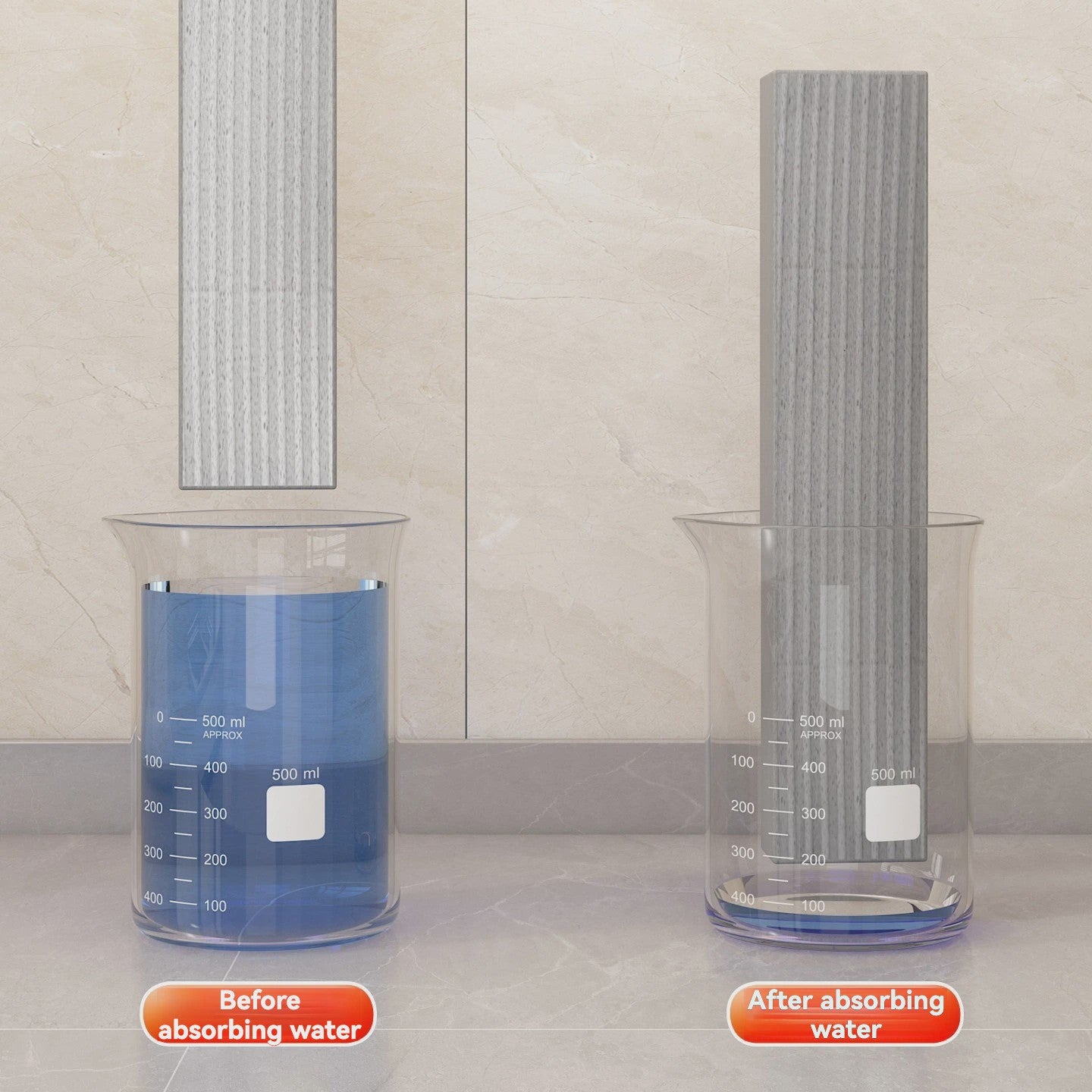 Compacte Zelfwringende Spons Mop - Handheld Mini Schoonmaakhulp voor Thuis