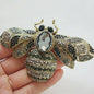 Luxe Bijen Broche met Kristallen - Vintage Baroque Stijl