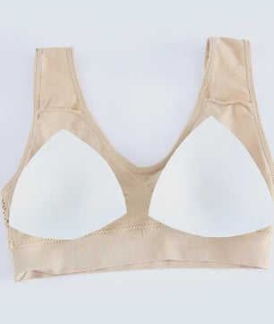 3-Pack Ademende Seamless Sport BH met Vulling - Plus Size & Draadloos - S-6XL