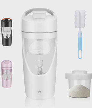 Elektrische Shaker Fles 700ml - USB-C Oplaadbaar, BPA-Vrij & Draagbaar voor Proteïne Shakes