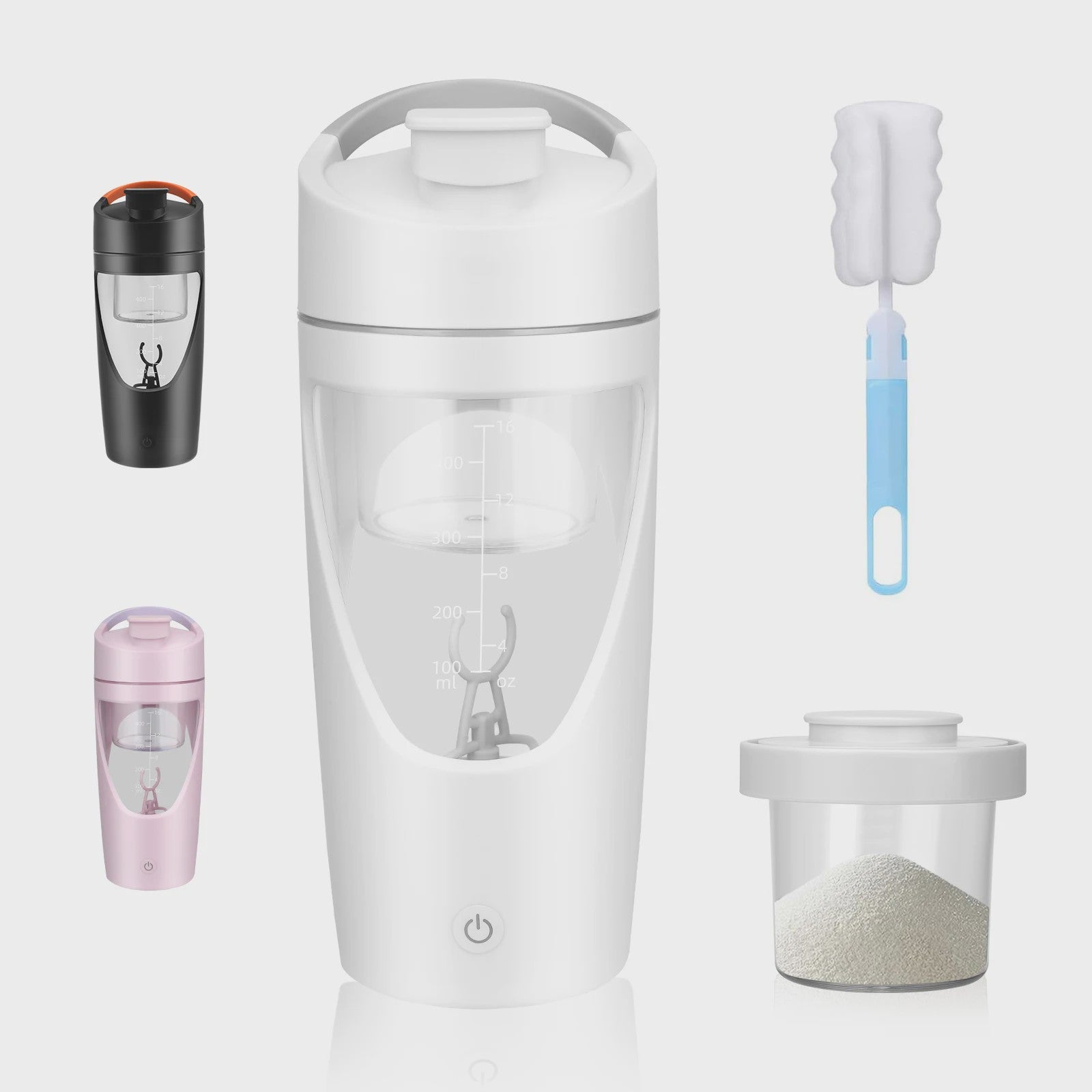Elektrische Shaker Fles 700ml - USB-C Oplaadbaar, BPA-Vrij & Draagbaar voor Proteïne Shakes