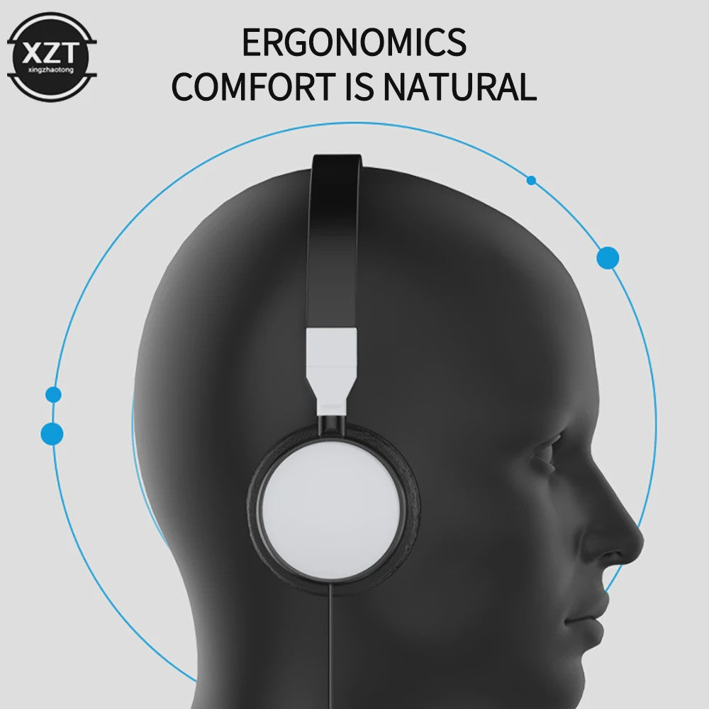 Gaming Headset met Subwoofer & Hifi Geluid - Opvouwbaar & Draagbaar met 3.5mm Plug