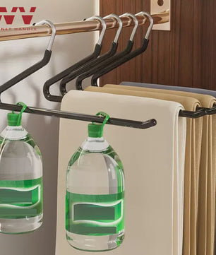 Anti-slip Gansvormige Broekenhanger - Ruimtebesparend Kledingrek voor Garderobe