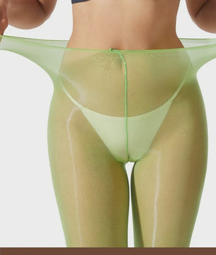 Glanzende 20D Pantyhose met Sparkle - Hoge Taille & Dans Tights
