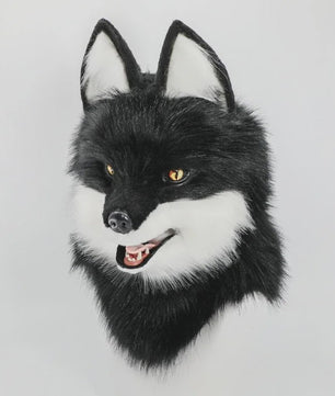Realistisch Wolf Masker met Nepbont - Luxe Cosplay & Feest Accessoire