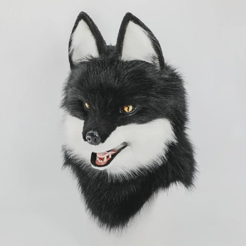 Realistisch Wolf Masker met Nepbont - Luxe Cosplay & Feest Accessoire