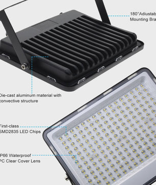 Krachtige LED Floodlight 50W-300W IP66 Waterdicht - Koel Wit 6500K