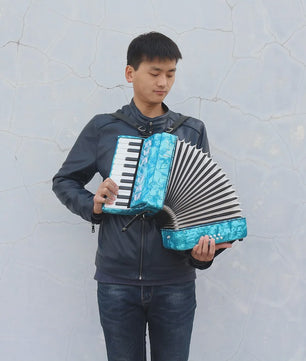 IRIN AR-80 Accordeon - 22 Toetsen, 8 Bassen - Professioneel Instrument