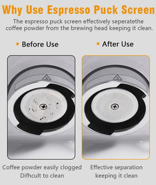 Espresso Puck Screen 0.2mm - Roestvrij Staal Filter voor Portafilter (51/53.5/58.5mm)