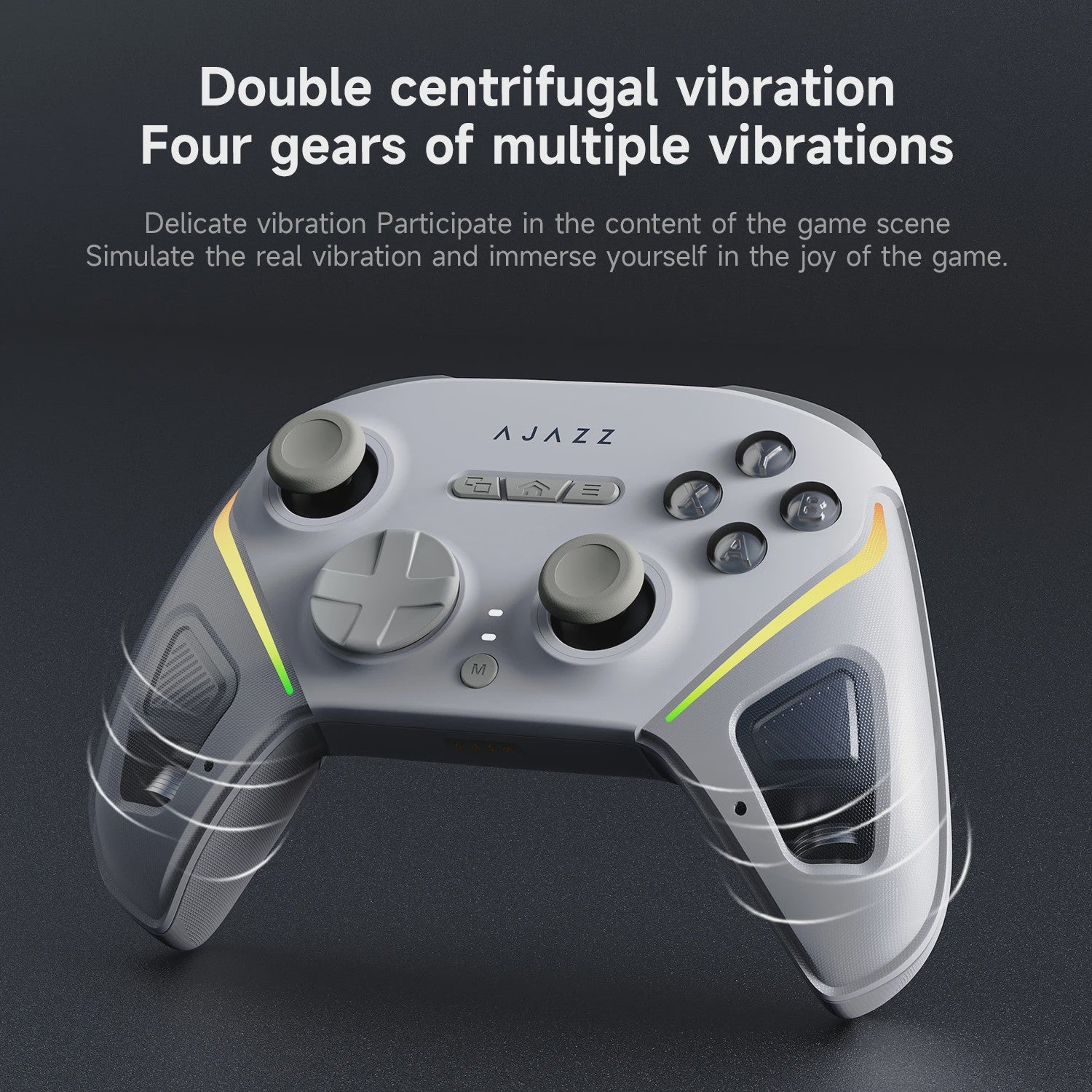 Ajazz GP100 Draadloze Game Controller - PC, PS3, Switch, iOS & Android
