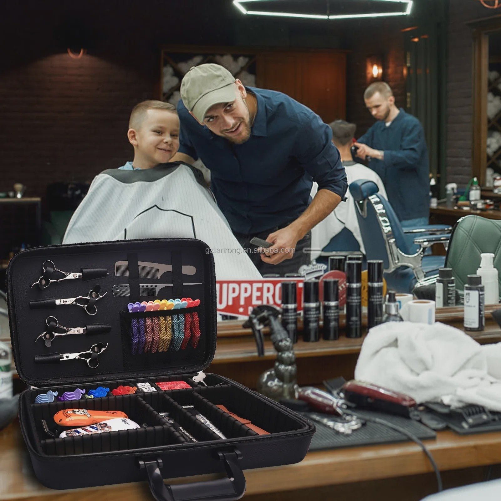 Professionele Kappers & Haarstyling Tas - Grote Opbergtas voor Salon, Barber & Reisgebruik