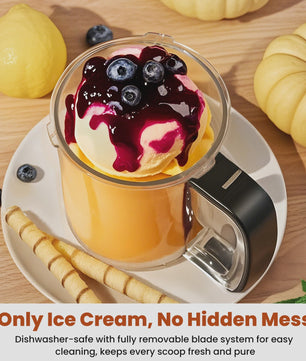 Automatische IJsmachine 12-in-1: Maak IJsl, Sorbet, Frozen Yogurt & Smoothies