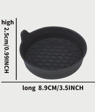 Siliconen Bekerhouder Matje Auto - Anti-slip & Waterdicht met Golfpatroon