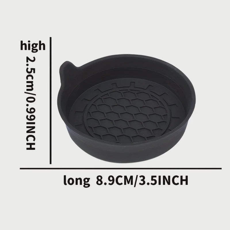 Siliconen Bekerhouder Matje Auto - Anti-slip & Waterdicht met Golfpatroon