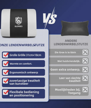 Ergonomische Gaming Stoel met Verstelbare Rugleuning, Lendensteun en Voetensteun - Max 150kg