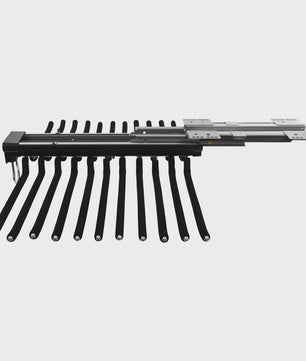 Ruimtebesparende Uittrekbare Broekenhanger voor Kledingkast - Zwart, 22 Hangers