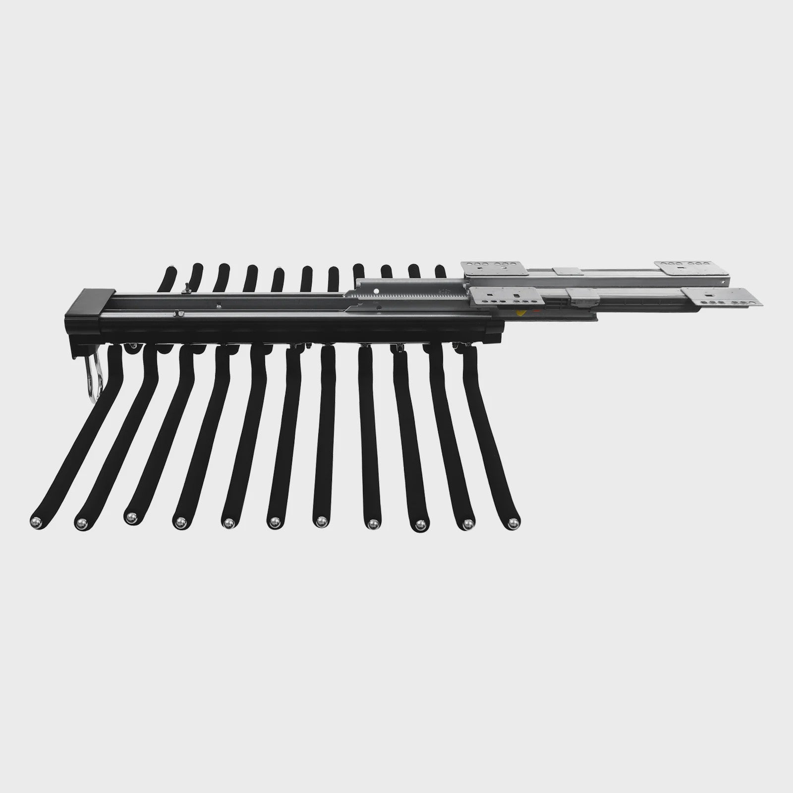 Ruimtebesparende Uittrekbare Broekenhanger voor Kledingkast - Zwart, 22 Hangers