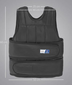 Verstelbaar Trainingsvest met 20kg Verwijderbaar Gewicht voor Intensieve Training