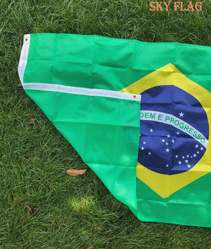 Braziliaanse Vlag 60x90cm & 90x150cm - Polyester Digitale Print