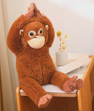 Grote Zachte Pluche Knuffel Gorilla / Aap - 62cm - Leuke Kinderkamer Decoratie & Cadeau