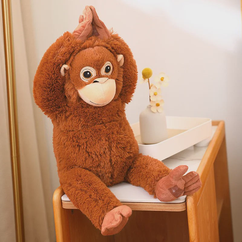 Grote Zachte Pluche Knuffel Gorilla / Aap - 62cm - Leuke Kinderkamer Decoratie & Cadeau