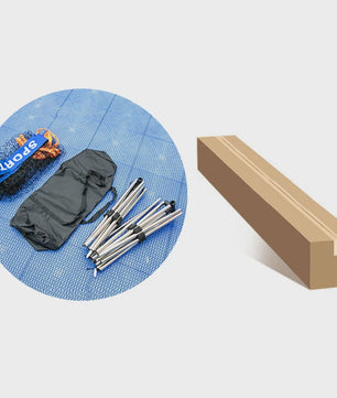 Draagbaar Badminton Net Frame - Opvouwbaar & Standaard Formaat voor Buiten & Binnen