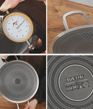 RVS BBQ Grillpan - Geschikt voor Camping, Thuis & Inductie/Gas Kookplaten