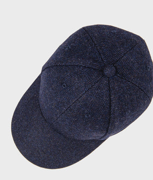 Herren Tweed Baseball Cap - Stijlvolle Wolmix Pet voor Heren