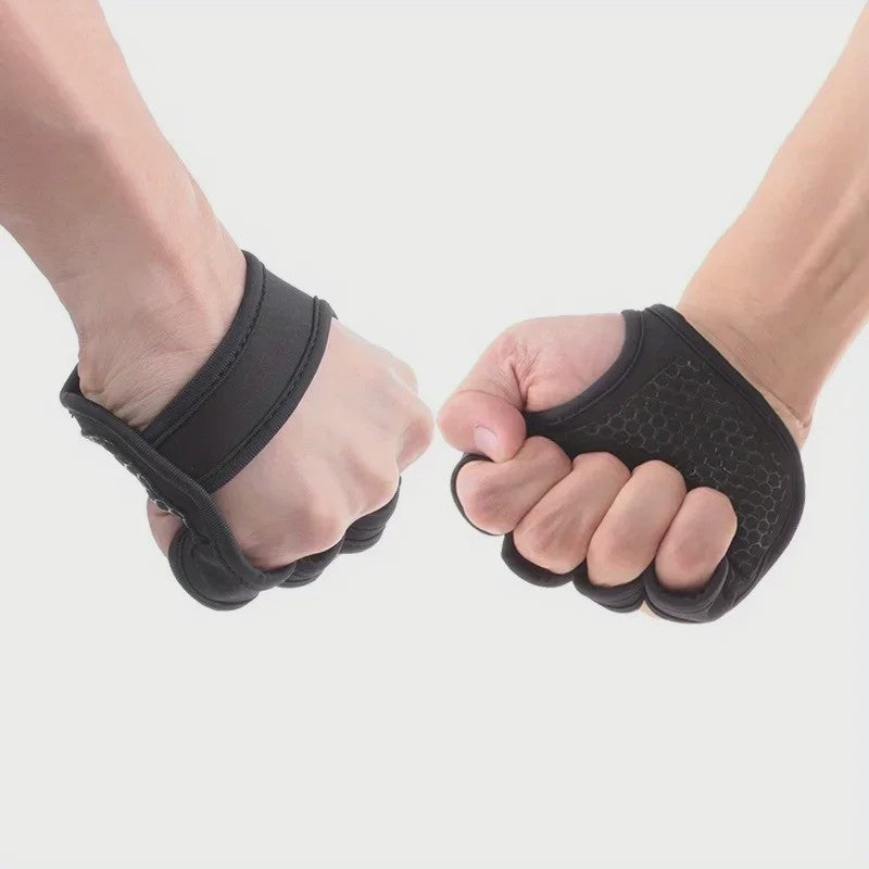 Fitness Handschoenen Halve Vinger met Polsondersteuning - Non-Slip Grip voor Gewichtheffen & Bodybuilding
