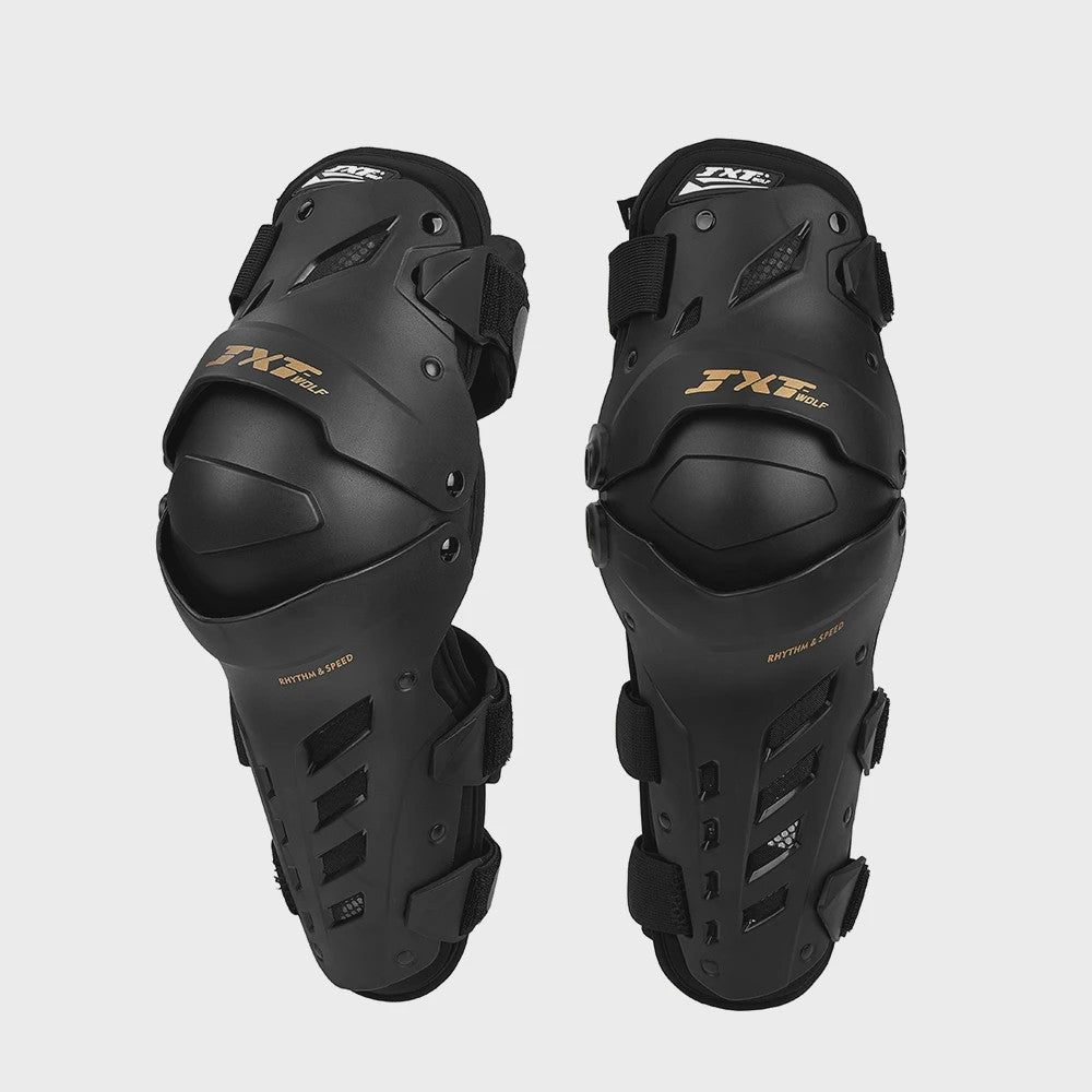 JXT WOLF Motorcross Kniebeschermers - Robuuste Bescherming voor Off-road & Straat