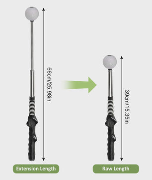 Intrekbare Golf Swing Trainer met Klik Feedback - Verbeter uw Slag