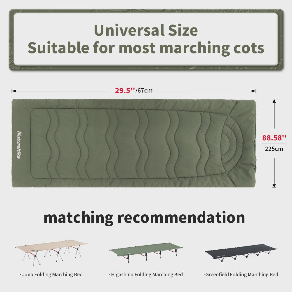Naturehike Opvouwbare Ultralichte Slaapmat - Warm, Wasbaar & Draagbaar voor Camping en Kantoor