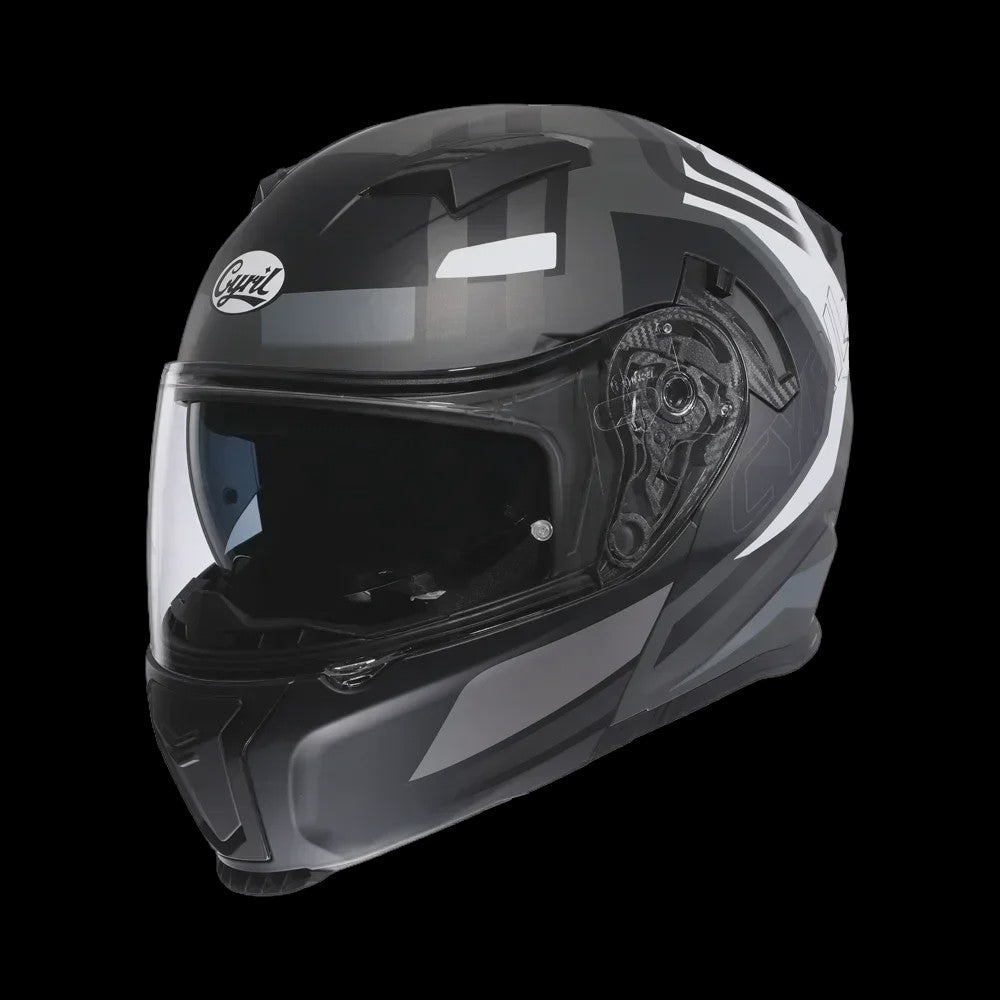 Cyril Motorcross Flip-Up Helm - Volledig Gelaatsmasker met Breed Helder Vizier & DOT Keurmerk
