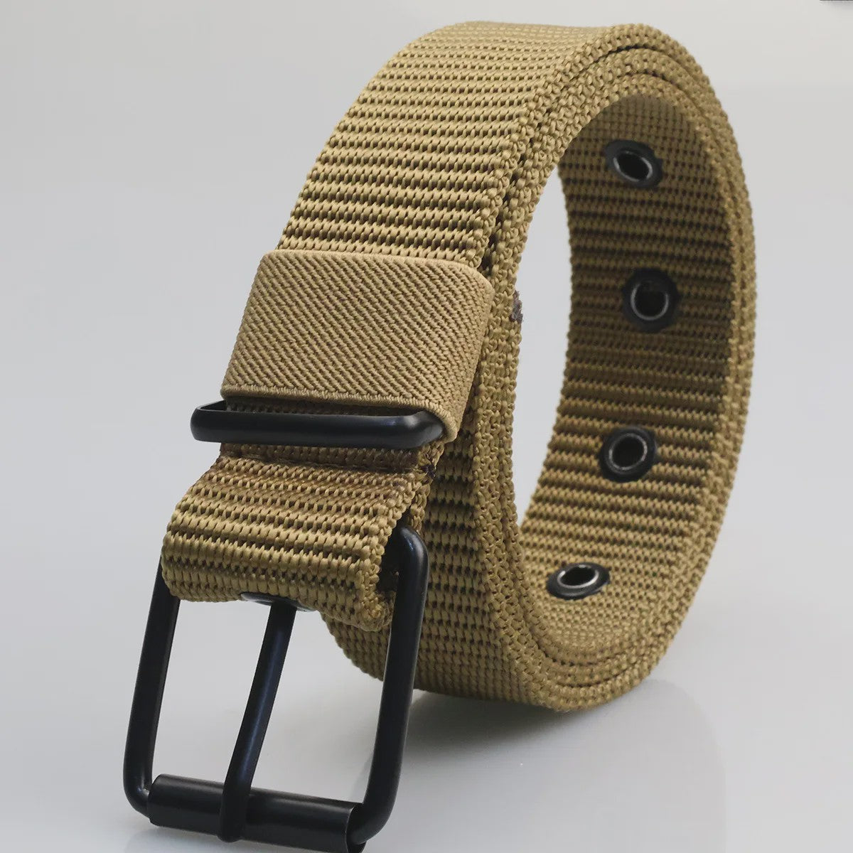Canvas Riem Heren - Veelzijdige Pin Buckle Riem voor Studenten, Militaire Stijl & Denim