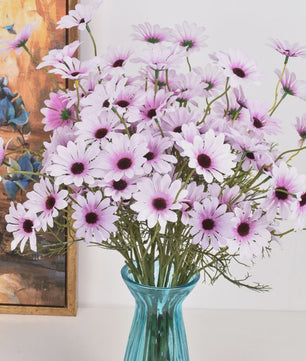 Kunstboeket Margrieten (3/5/10 stuks) - Zijde Kunstbloemen voor Decoratie