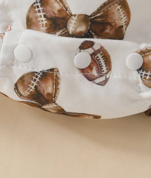 Schattige Baby Meisjes Jurk met Strikjes & Geribbelde Rand - 2-delig Set (0-18 mnd)