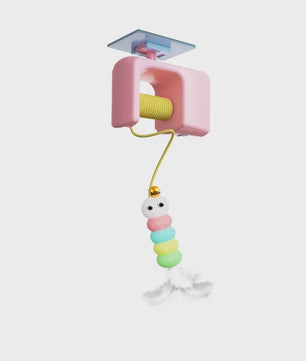 Interactief Katten Speelgoed: Automatische Yoyo Bal met Hangende Deur