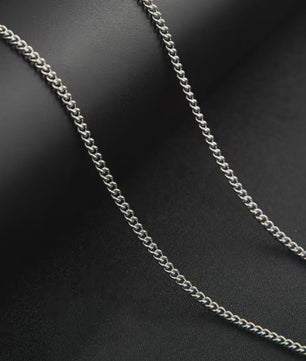 Heren Cuban Ketting 3mm - Stijlvol Roestvrij Staal & Titanium Staal Mode Accessoire