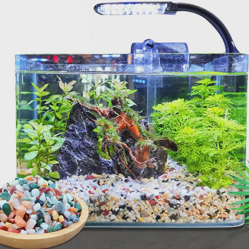 Kleurrijk Aquarium Grind & Bodemzand (200g-800g) - Decoratieve Rivierstenen voor Vistank & Thuisdecoratie
