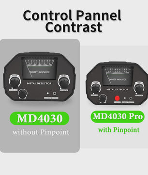 Treasure Hunter MD4030 Pro Metaaldetector: Hoge Gevoeligheid & Pinpointer Functie