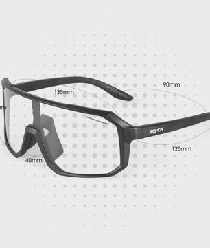 Fotocromische Sportbril voor Fietsen & Outdoor | SCVCN Wielren & MTB Zonnebril