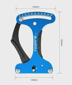 Professionele Fiets Spaakspanning Meter - Aluminiumlegering - Voor MTB & Racefiets Wielreparatie