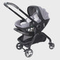 4-in-1 Baby Kinderwagen & Autostoel: Lichtgewicht, Multifunctioneel en Wendbaar