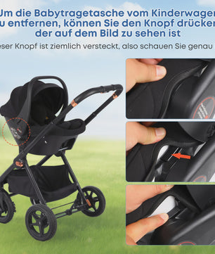 Baby Voyage Baby Autostoeltje Groep 0+ (0-12 Maanden) - Max 12kg, Zonnekap, I-Size