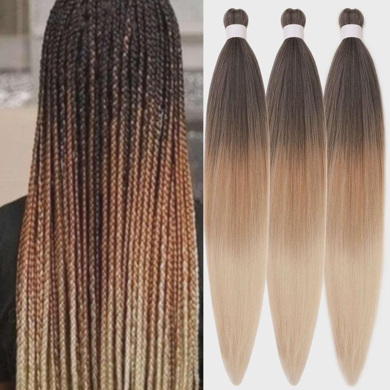 Pre-stretched Braiding Hair 26 Inch - Synthetische Haarverlengingen voor Crochet Braids