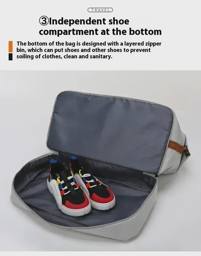 Grote Reistas Sporttas Duffle Bag - Waterafstotend, Schoenenvak, Ideaal voor Reizen & Fitness