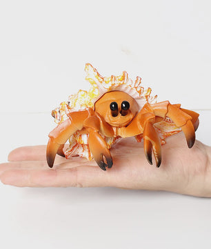 Realistische Heremietkreeft Figuur - Duurzaam PVC Zeedier Speelgoed voor Kinderen